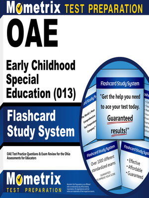 cover image of OAE Early Childhood Special Education (013) Flashcard Study System